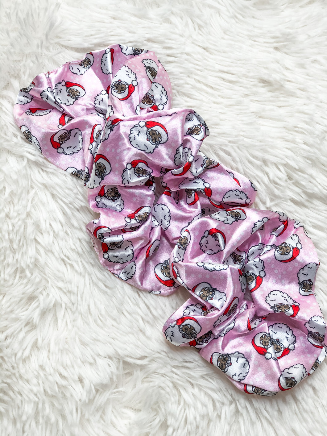 Chocolate Santa Scrunchie