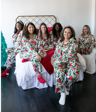Load image into Gallery viewer, Baroque Holiday Long Sleeve Pajama Set
